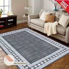 Versión Premium (1200g/㎡) / Versión de Terciopelo Alfombra de gran área, La versión Premium está hecha de materiales de alta densidad y gruesos. Esta lujosa alfombra puede combinar perfectamente con varios estilos de decoración del hogar. - Multicolor - Ver 16