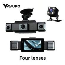 Vavupo 4通道1080P行车记录仪：这款全视角车载DVR涵盖前/左/右/后方，配备180°/270°可旋转镜头，可实现全面区域监控，从而提高驾驶安全性。 - 4 Channels Dash Camera - 查看 13