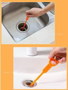 1件装管道疏通工具，管道堵塞清除器，毛发清除器，淋浴排水管疏通器，水槽排水管疏通器，排水管毛发收集器，水槽排水管疏通器，排水管毛发清除器，管道疏通器，管道清洁棒，管道疏通器，毛发清除器，厨房水槽和浴缸，水槽排水管疏通器 - 彩色 - 查看 3