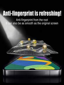 3片装高清无尘安装钢化玻璃屏幕保护膜，防爆防刮，兼容三星Galaxy S25 S24 A56 A36 A16 A26/红米Note 14 13 Pro 4G 5G/小米Poco/ 17系列，9H硬度，无气泡，自动吸附，安装简便，手机屏幕保护膜必备，适用于日常、办公、居家等多种场景。防水防震防摔，有效保护手机屏幕。 - 無色 - 查看 9