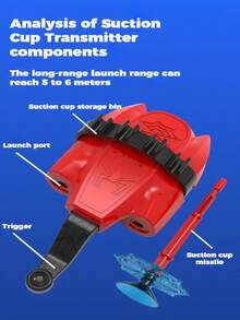 4pcs Wearable Superhero Spider Web Shooter Toy Set, Refillable Blaster Role Play Shooting Outfit, Creative Toy, Great Gift For New Year, Birthday, Christmas - Multicolor - View 9