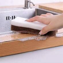 可爱猫咪造型海绵厨房套装 - 加厚耐用洗碗清洁工具，适用于锅碗瓢盆，不会损伤表面，多用途重型厨房清洁海绵 - 2/4/8 件装 - 彩色 - 查看 5