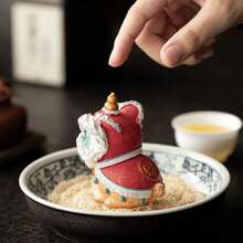 Decoración deé de resina premium que de color para mascota deé, decoración de mesa deé, león chino de, artesanía de resina para despertar, decoración del hogar - B - Ver 7