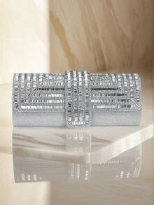 亚克力水钻女士晚宴包 时尚信封式设计 派对婚礼女士手拿包