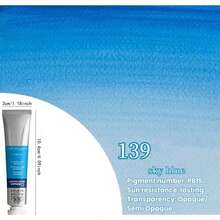 1支温莎牛顿管装水彩颜料，8毫升/5毫升/21毫升/半块固体颜料，透明水彩，适合初学者绘画 - 21ml - 查看 21