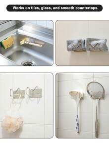 1个浴室可拆卸脚踏板，强力吸盘式脚踏板，无需敲击即可清洁浴室，无需弯腰 - 彩色 - 查看 8