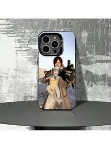 Funda para teléfono D-Death S-Stranding 2 compatible con 16,15,14,13,12,11,Pro,XS,Max,Plus,Mini,SE4,E, cubierta negra mate a prueba de golpes, funda compatible con funda  17 pro max, funda  17 pro, funda  17, funda  16, funda  16 pro max, funda  15 - Z3 - Ver 6