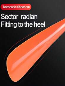 1pc Adjustable & Extendable Shoe Horn - Ergonomic Design Plastic Shoe Horn With Stainless Steel Handle, Assistive Tool For The Elderly And Mobility Impaired, Back To School Supplies, Shoe, Spring Summer Picks, Brides Maid Gifts, Room, Bedroom Decor, Bedroom Decor, Beach, Travel, For Men, For Women, Vacation,Cute Stuff - Multicolor - View 7