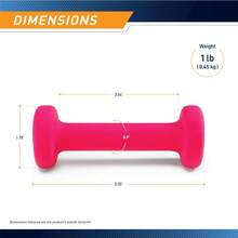 Neoprene Dumbbell Hand Weights Exercise Free Weights For Home Gym Fitness Workout Strength Training - 1 - 查看 2