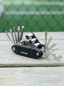 TOSUOD 16-In-1 Bicycle Multifunctional Tool Kit, Portable Bike Repair Tool Set Including Hex Wrench, Socket Wrench, Screwdriver, Tire Lever, Etc. - Multicolor - View 11