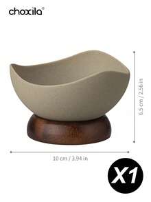 choxila 1pc Vintage Fruit Bowl With Sturdy Wooden Base - Reusable Multipurpose Dessert Bowl For Home And Restaurant, Hand Wash Only, Creative Fruit Snack Cup, Novelty Tableware, Textured Surface | Kitchen Decor | Ramadan Gifts - Dessert Cup - View 14