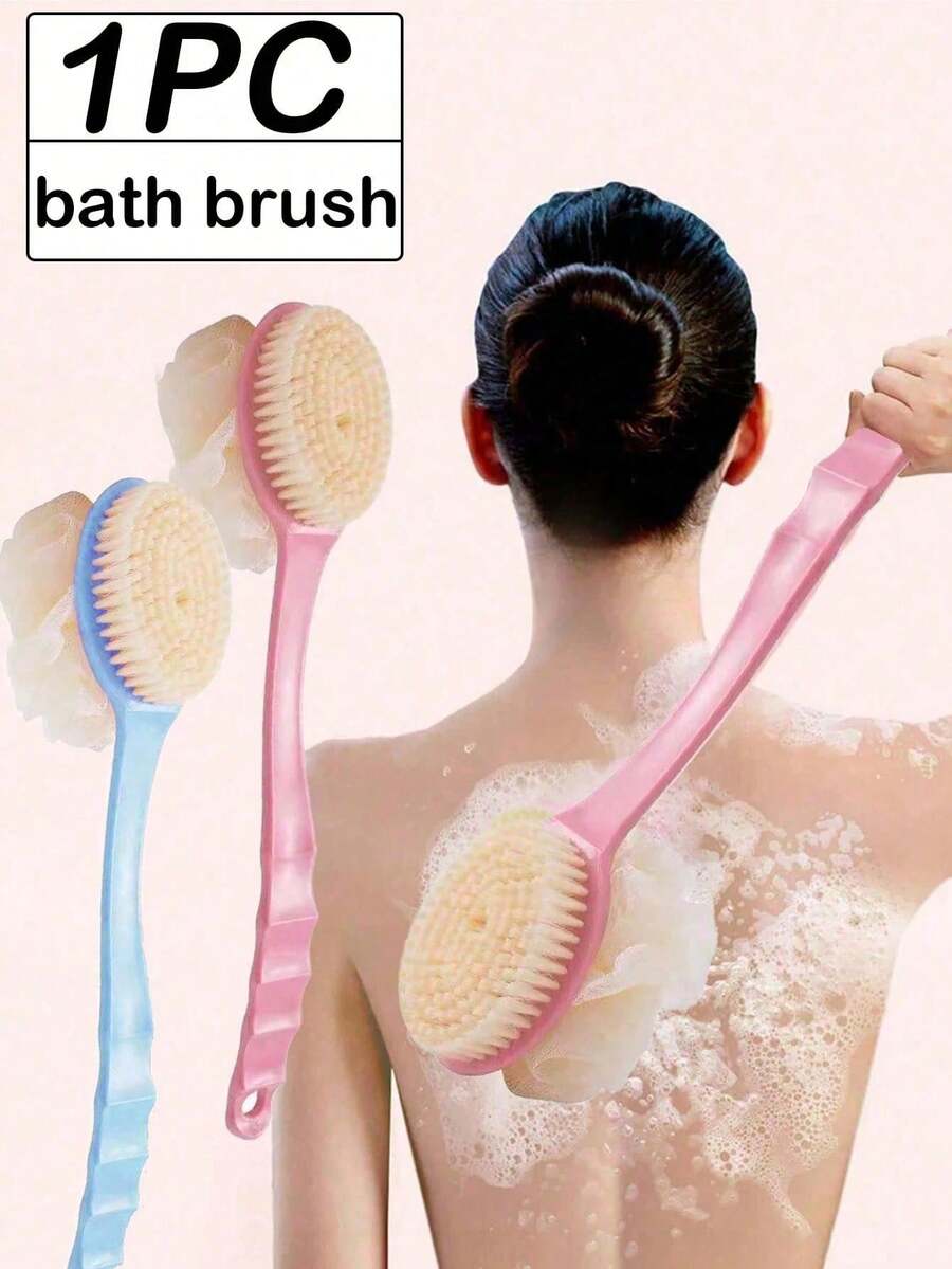 1/2 chiếc bàn chải tắm hai mặt 2 trong 1 (cán dài và lông mềm) Bàn chải tắm cán dài Bàn chải chà đa năng cán dài dùng để chà lưng, tẩy tế bào chết và làm sạch khi tắm Túi đựng đồ dùng vệ sinh cá nhân khi đi du lịch Túi đựng đồ dùng vệ sinh cá nhân khi đi du lịch - Nhiều màu - Xem 1