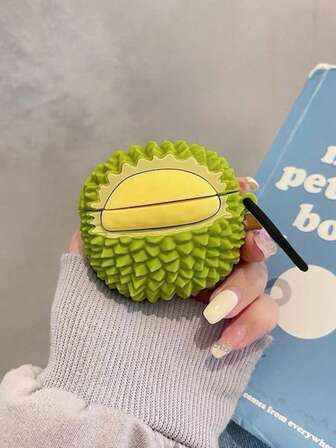 Funda Daring Durian - Funda realista con espinas de fruta para auriculares inalámbricos, regalo único para amantes del durian 1/2/3/4/Pro/Pro 2, idea de regalo única