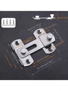 不锈钢门锁护栓 - 工业级，经久耐用，安全可靠