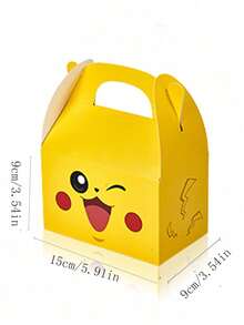 DOBBLE 8pcs/16pcs Candy Box, Cartoon Character Pattern Foldable Gift Bag, Suitable For Birthday Party, Holiday, Halloween, Christmas, Wholesale Event Supplies - Multicolor - View 3