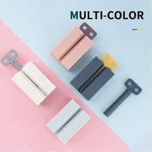 2个装牙膏挤压器 懒人牙膏挤压器 创意手动牙膏挤压器 牙膏夹 浴室用品 - 彩色 - 查看 6