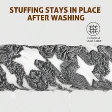 1pc Breathable & Washable Thickened Pet Bed Mat, Gray Star Pattern, Suitable For All Seasons, Fit For Medium-Small Cats & Dogs. Lucky Sleep Mat, Machine Washable, Portable Pet Sleeping Pad. - Multicolor - View 4