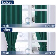 Christmas Blackout Curtains 84 Inches Long 2 Panels, Thermal Insulated Window Treatment Sewn With Tiebacks, Back Tab & Rod Pocket Emerald Green Draperies For Living Room Bedroom, 52inch Wide,52inchWx84inchL(Packof2),EmeraldGreen - 翡翠綠 - 查看 7