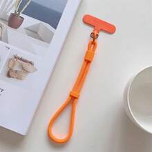 1 Peça Cordão Ajustável Multicolorido de Nylon, Durável e na Moda, Cordão Curto para Capa de Celular, Acessório Anti-Perda para Celular - Cabo curto ajustável - Visão 28