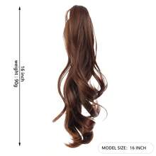 Autumn Winter Braided Curly Claw Clip Wig - High Ponytail Friendly, Easy Daily Wear - Multicolor - View 10