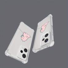Funda de Teléfono Transparente a Prueba de Golpes con Patrón de Dinosaurio Pequeño Rosa para Xiaomi 11Ligero, 11TProfesional, 11T, 12Ligero, 12TPro, 12T, 13TPro, 13T, 13Lite, PocoM3Pro, RedmiNota104G, Nota10S, Nota10Pro, Nota10ProfesionalMax, Nota105G, Nota10 toneladas5G, Nota114G, Nota11Pro, Nota11Profesional5G, Nota12Profesional4G, Nota124G, Nota12Pro+,12,12.5G, Nota125G, Nota12Profesional5G, 12C. - Colores mixtos - Ver 4