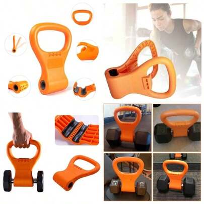 Manija de Kettlebell Ajustable - Convertidor de Mancuernas a Kettlebells Porttil para Gimnasio, Viaje, Levantamiento de Pesas y Musculacin Agarradera para Equipo de Entrenamiento con Pesas