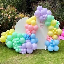 10/20/30/40/50个黑色气球，18/12/10/5英寸，黑色乳胶气球，派对气球，适用于毕业典礼、万圣节、生日派对装饰 - 彩色 - 查看 9