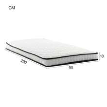 Spring Mattress, Dimensions: 90 * 200 Cm, Thickness: 10 Cm, Firmness Level: H3, With Ergonomic Modules And Lumbar Support; Rolled Mattress - White - View 3