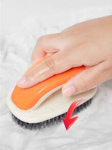 2 st orange och blå multifunktionella skoborstebrädor