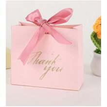 Pink Gift Box, Thank You Gift Box, Bow Gift Box, Holiday And Party Gift Box, Luxury High-End Gift Box - Pink Bow Gift Box - View 7