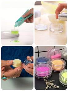 72pcs/48pcs/24pcs/12pcs/1pc 5ml Empty Box Diamond Powder Jewelry Storage Box Eye Shadow Lipstick Filling Bottle Small Round Cosmetic Container Travel Portable Box Subpackage Can Mini Small Round Jar With Lid Round Cosmetic Box Subpackage Bottle Leak Proof Bottle Nail Jewelry Box Sequin Subpackage Empty Bottle Small Round Bottle Eye Shadow Gold Powder Cream Bottle