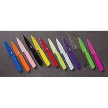 Kuhn Rikon 2817 Paring Knife Colori, black(Red, Yellow, Blue) - Multicolor - Ver 7