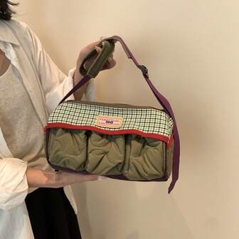 Bolso de hombro/bandolera de diseño original, de gran capacidad, versátil y de moda para otoño/invierno