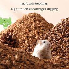 Ropa de cama de hámster, ropa de cama de animales pequeños |   Control de olor Redding natural de mascotas absorbente de humedad - Cómoda decoración del hábitat hámsters litera de jaula para uso interio - L - Ver 6