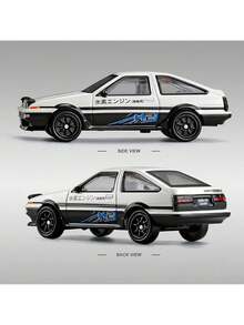 C C A 1:64 Alloy Car Model Simulation Racing Car Collection With Acrylic Cover + Base, Small-Scale Car , ,  Gifts For Boys - 1:64 Toyota AE86 - View 9