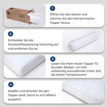 90x200 Cm Taschenfederkernmatratze Härtegrad H3/Öko-Tex Zertifiziert/Ergonomische 7 Zonen Matratze Höhe 20cm/Matratzen Produziert In CHINA