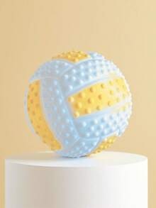 Squeaky Peanut Shaped Dog Chew Toy, Rubber Pet Teething Toy For Training & Entertainment - Multicolor - View 11