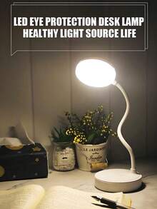 1pc 360° Adjustable Gooseneck USB Reading Light, Bedroom LED Lamp, Eye-Caring Desk Lamp, Bedroom LED Light, Book Light, Bedside Reading Lamp, USB Powered, Dimmable By Long Press - Multicolor - View 9