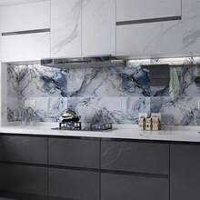 10/22 Pieces Of 3D Imitation Marble-Textured Tile Wall Stickers, Self-Adhesive PVC Wall Panels, Suitable For Home Decoration, Easy To Install, Applicable To Wall Renovation In Bathrooms, Living Rooms, Rooms, Bedrooms, And Offices, 30cm✖️60cm