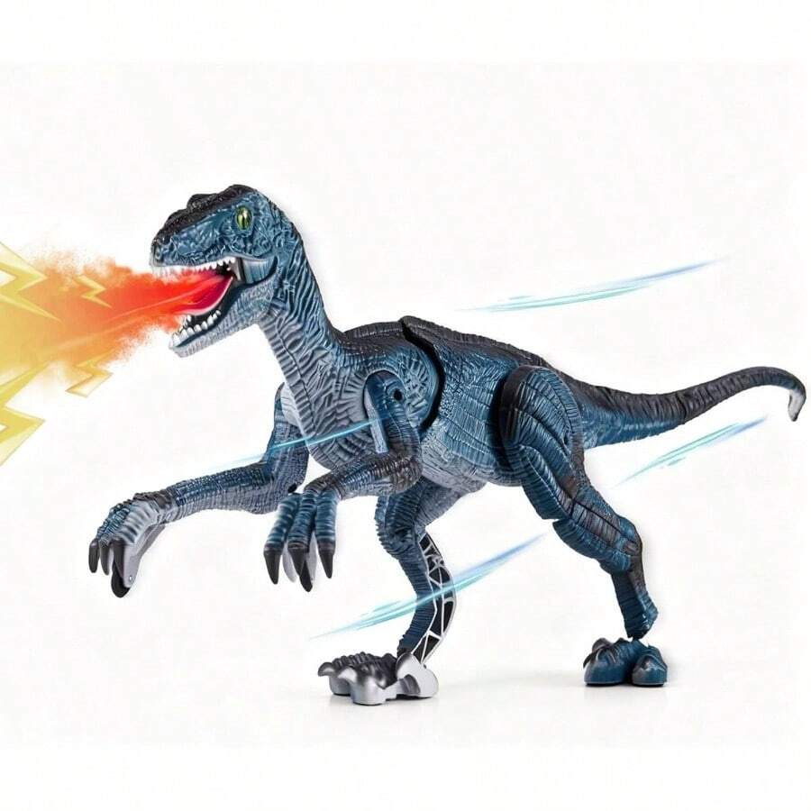 XZROAD Dinosaurios Juguetes para Nios, Dinosaurios Control Remoto para Nios, Dinosaurios Juguetes Puede Truco de 360, Luces y Rugido, Regalos para Nios de 3+ Aos Regalo para, Cumpleaos, Navidad - inicial - Ver 1