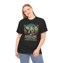 Iconic Funny T-Shirt "Be Excellent To Others" - Black - View 4
