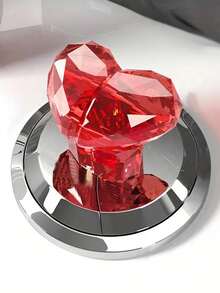 1pc轻奢马桶压器马桶水箱按钮可爱心形马桶压器延长水箱神器万能美甲助手神器浴室装饰秋季装饰 - 彩色 - 查看 10