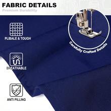 Chef Apron Bib Tool Apron For Man Woman Cross Back Straps With 4 Pockets For Kitchen Cooking Gardening Baking Working - 藍色 - 查看 3