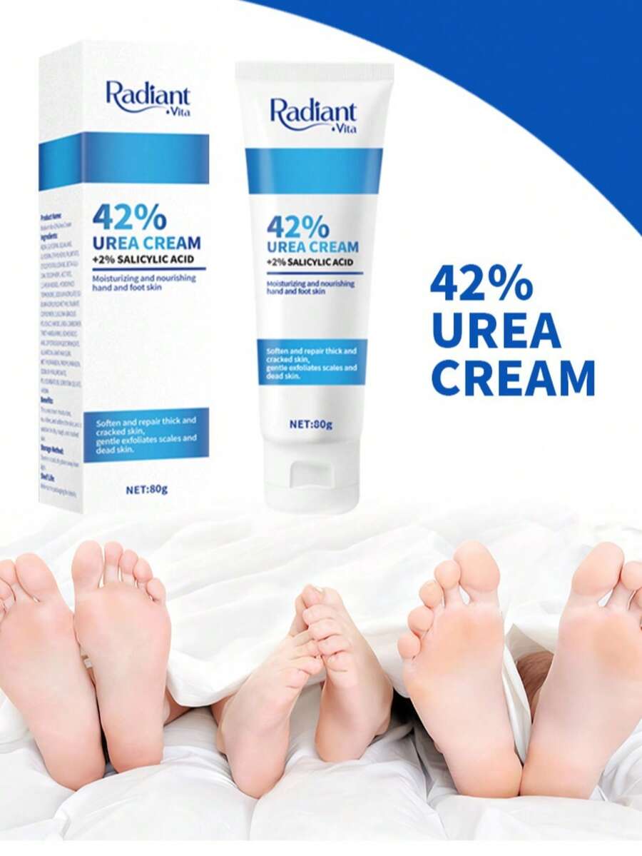 80克 42%尿素护手护足霜,牛油果/尿素/薰衣草香型可选,适用于全身,防止干燥皲裂,深层滋润滋养肌肤,男女通用 - 彩色 - 查看 1