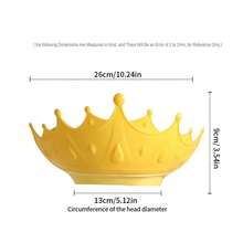 1pc Baby Shampoo Cap, Silicone Adjustable Ear & Eye Protection Wash Hair Hat, Suitable For Daily Use, Multiple Colors Available (Note: Head Circumference Cannot Be Less Than 13cm, Too Small Will Slip, Suitable For Ages 1 Year And Above) - Multicolor - View 4