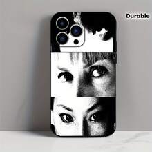 Elige esto para funda de  hecha de TPU en negro, con un diseño de caricatura, a prueba de golpes y duradera. para 11/ 12/ 13/ 14/ 15/ 16 Pro Max, Funda Duradera, Cubierta Antigolpes, Funda Artística, Cubierta de Teléfono de Moda, Funda Resistente a Impactos, Cubierta de Alta Calidad, Protector de Smartphone, Cubierta de , Amantes de Gadgets, Jóvenes Adultos - Mezcla de colores - Ver 6