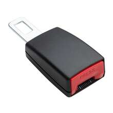 2pcs Metal Car Seat Belt Adjuster, Black Universal Buckle Extender Connector Safety Belt Cover - Multicolor - View 8