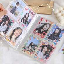 1pc 3-Inch Instant Photo Album, Can Hold 84/120/160/240 Photos, Postcards, Tickets, ID Cards, Bank Cards, Memorabilia Album - Clear - View 8