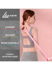 أشرطة مقاومة من السيليكون مانعة للانزلاق، أشرطة مطاطية، أشرطة قابلة للشد، مناسبة لتمارين الذراع والكتف والظهر والساق، معدات تمارين الجسم العلوي، أشرطة مقاومة محمولة للمنزل/المكتب، مناسبة للبيلاتس واليوغا