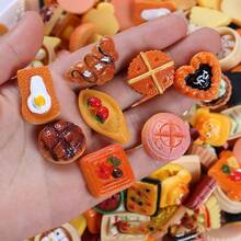 100pcs/50pcs/30pcs/10pcs/5pcs/1pc Mini Bread Cake Dessert Food Toys, Realistic Dessert Food, Dollhouse Decor Accessories, DIY Food Toys, Party Favors, Holiday & Birthday Small Gifts - Multicolor - View 4
